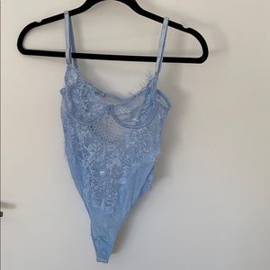 Baby blue bodysuit